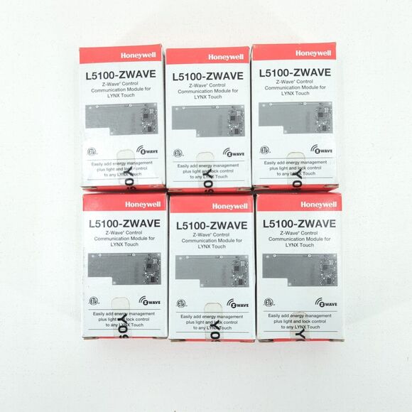 Honeywell Ademco L5100-ZWAVE LYNX Touch Control Communication Module Set 6 NEW - Picture 1 of 6